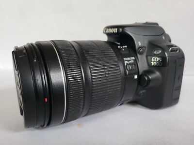 Canon EOS 100D Kamera +Canon EF-S 18- 135 mm Objektiv f/4-5.6 IS USM sehr gut
