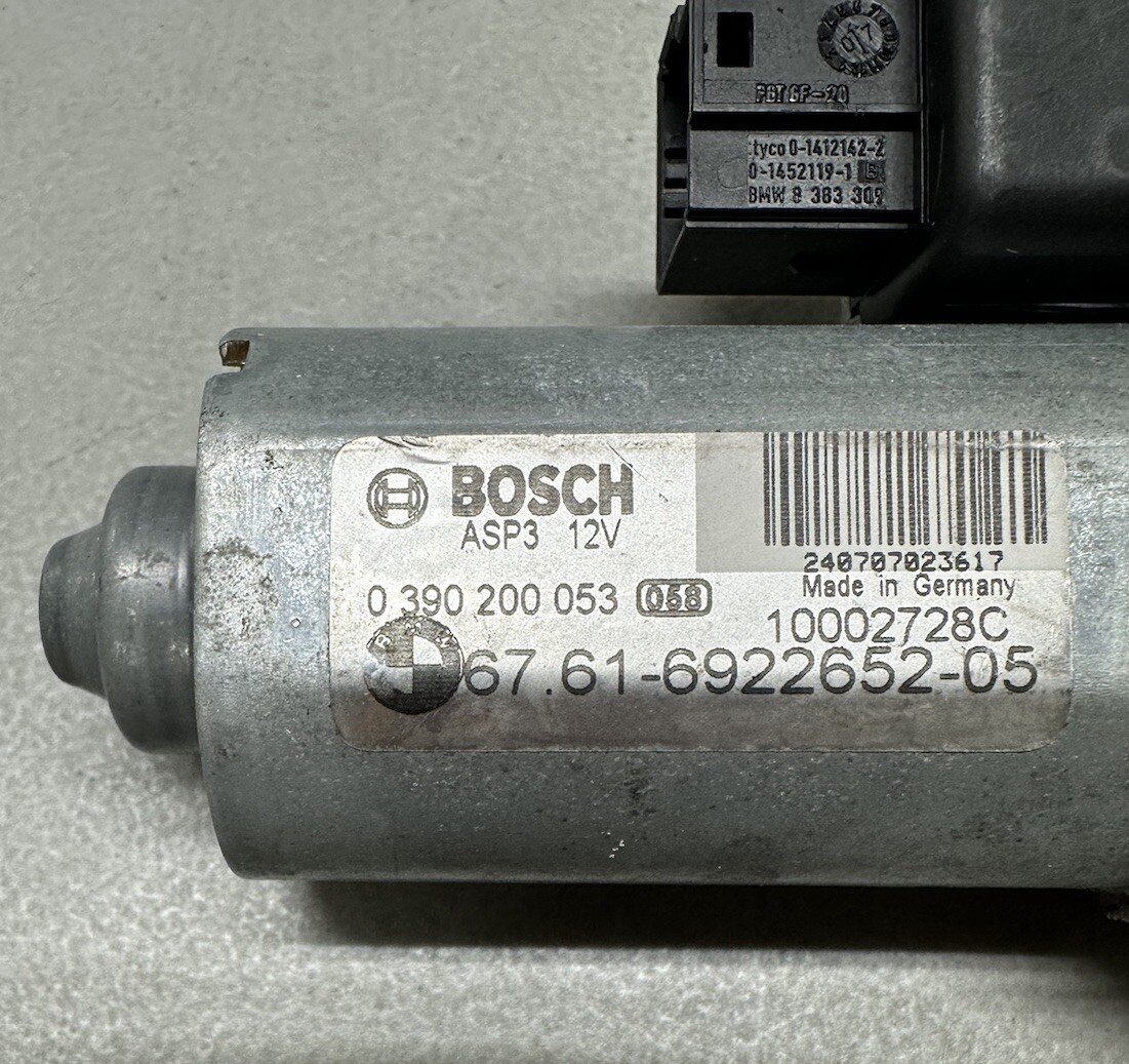BMW Sun Roof Motor Power Sunroof Window 67616922652 OEM | eBay
