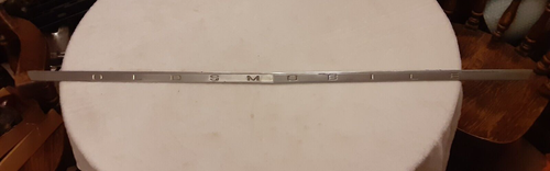 ** ( 1 ) Vintage Oldsmobile Cutlass Trunk Lid Emblem 71 72 9851799 GM # 8705454