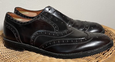 RECENT Allen Edmonds ''Whitney'' Brown Wingtip Dress Shoes Mens 12 D - USA Made