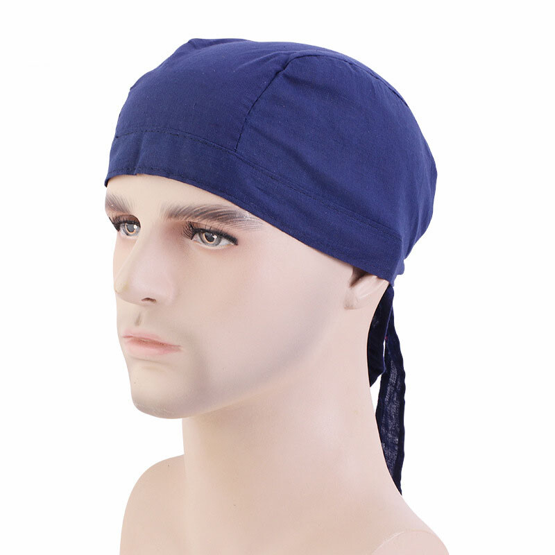 Men Women Print Hijab Tied Hats Unisex Durag Bandana Du Rag Turban Chemo  Caps