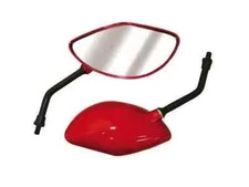 Open Box BikeTek Universal Element Mirrors Red 10Mm (Pair)