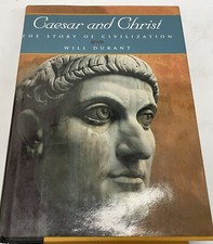 Caesar and Christ: A History of Roman Civilization By Will Durant 1971 HC/DJ