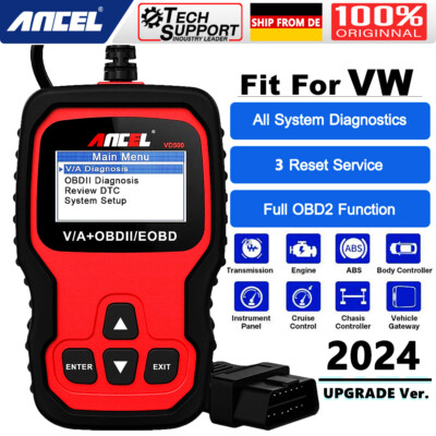 ANCEL für VW Profi OBD2 Diagnosegerät Auto Scanner EPB Öl Fehler Auslesegerät