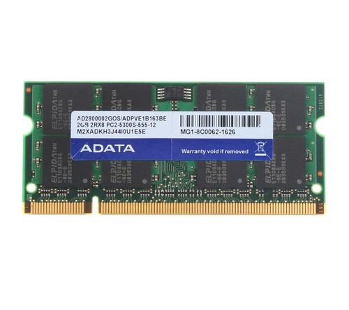 10X Adata 2GB 2RX8 PC2-5300S Notebook Memory SODIMM DDR2 667Mhz Laptop RAM - Picture 5 of 12