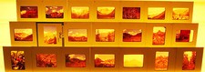 21 COLOR SLIDES IN THE BOX 35mm/2"x2" slides
