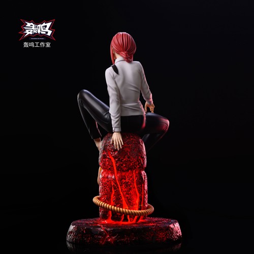 HM Studio Chainsaw Man Makima 1/4 Resin Statue Led Cast Off GK Painted
