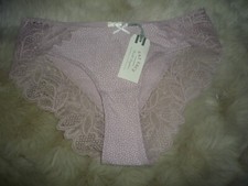 Fat Face Polkadot Cheeky Briefs Knickers Pants BNWT Size 8 Pink