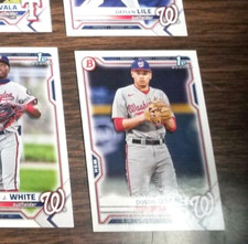 DUSTIN SAENZ 2021 1st BOWMAN DRAFT CARD BD-14 NATIONALS (FIRST ROOKIE BASE)