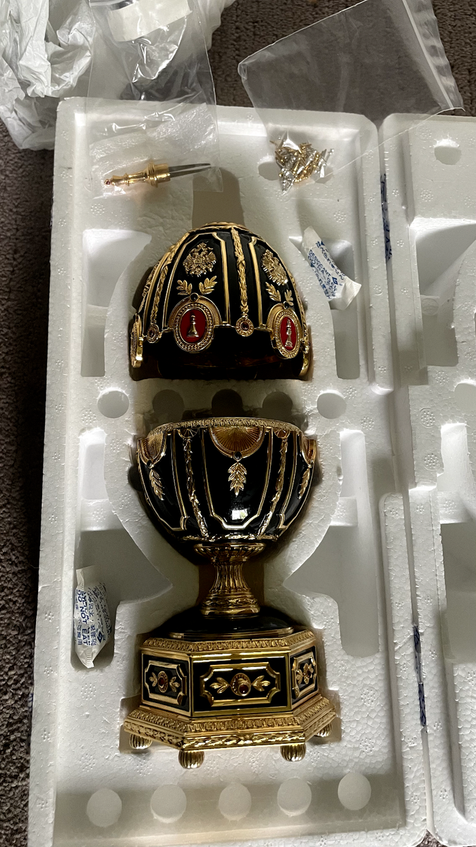 House Of Faberge Franklin Mint Imperial Jeweled Egg Chess Set | eBay
