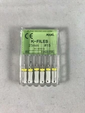 Mani Dental Root Canal Endo Stainless Steel K-files 25mm All Sizes 30 Files/pk