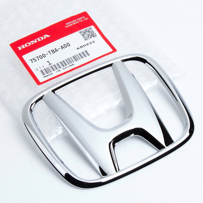 2016 - 2021 Honda Civic Front Grille Emblem 4DR 2DR H Logo Badge Chrome Grill Si