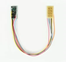 TCS 1380 Z2P-3.5" UK 2 Function Decoder | 8 Pin Harness | Train Control Systems