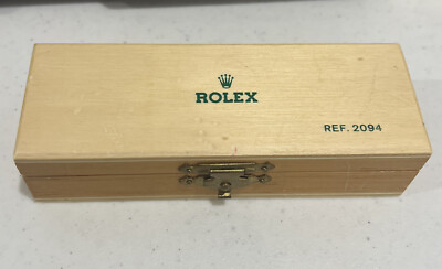 Rolex Tool Ref 2094 Change Vacuum Valve Wooden Box Authentic