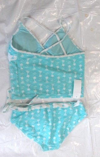 NWT Girls Size XL (12-14) * OLD NAVY * 2-Pc Palm Tree Tankini Swimsuit X-large - Picture 3 of 3