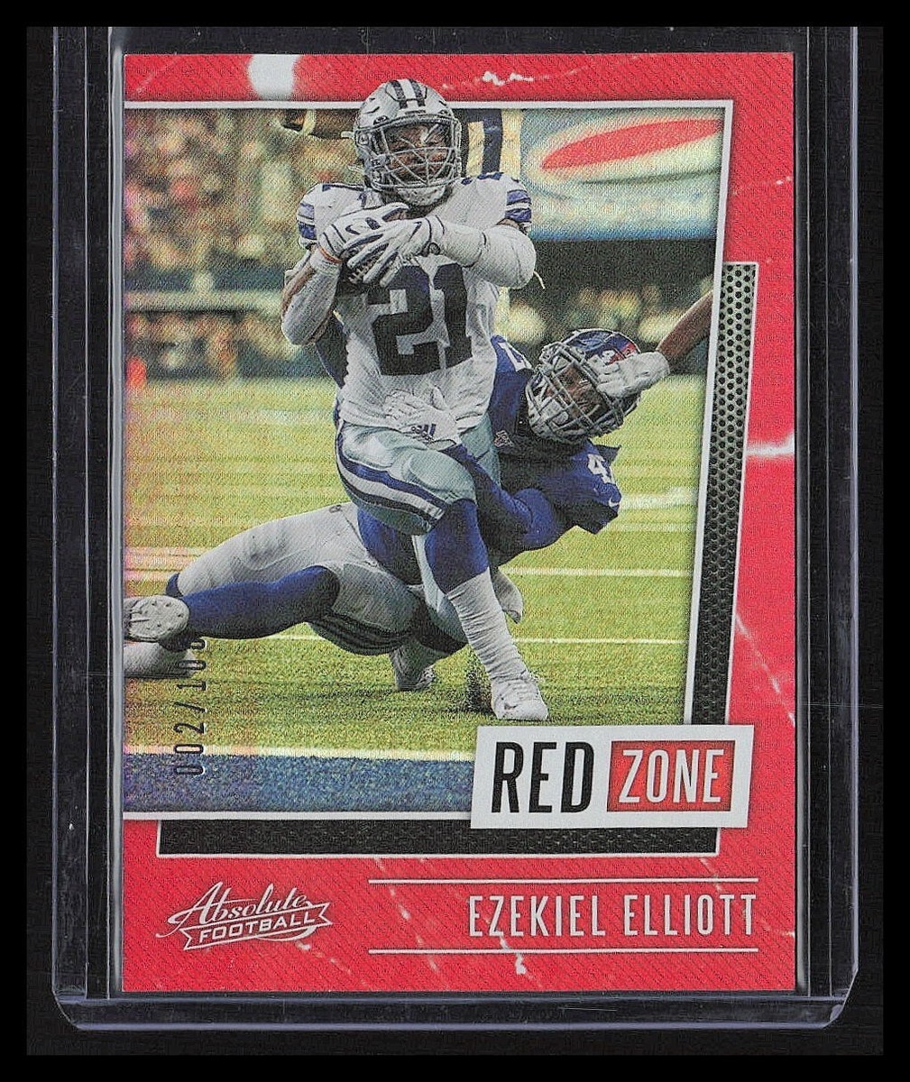 EZEKIEL ELLIOTT 2020 Panini Absolute Football Red Zone 2/100