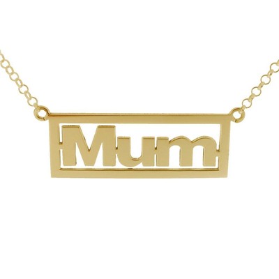 MUM PENDANT CHAIN NECKLACE 