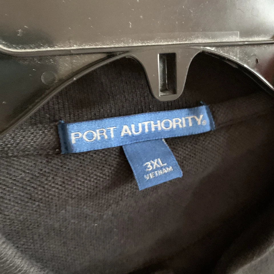 Polo Negro 3X Autoridad Portuaria XXXL Bordado Glad Logo Foto 2 de 4