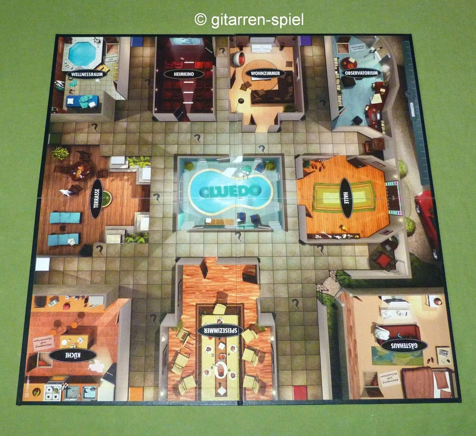 Cluedo - Komplett 1A Top! Entdecken Sie die Geheimnisse! Parker ©2008 ab 9 J. - Bild 3 von 4