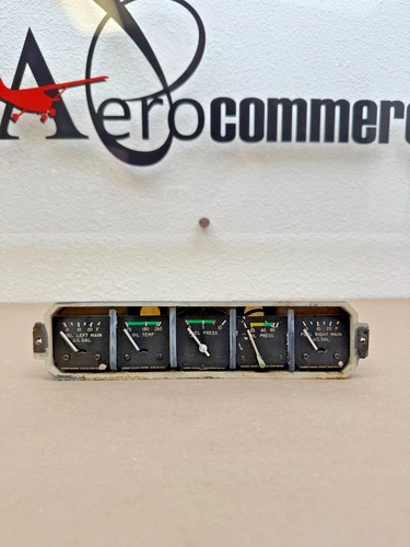Piper PA28 Engine Instrument Gauge Cluster P/N: 95241-017 (1521)