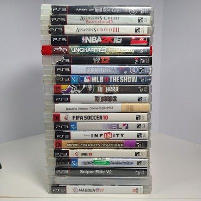 Sony Playstation 3 PS3 Game Bundle Lot of 20 Many are CIB Read Description