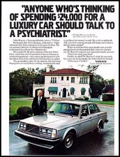 1980 Volvo 264 Sedan Vintage Advertisement Print Art Car Ad J271 1980 Volvo 264 Sedan Vintage Advertisement Print Art Car Ad J271