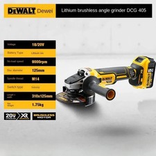 DEWALT DCG405 18V Brushless Angle Grinder 125mm Cordless Cutting Tool