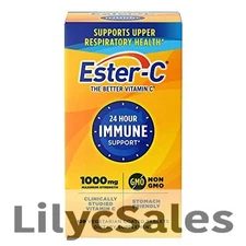 Ester-C Vitamin C 1000mg Coated Tablets Immune System 120ct