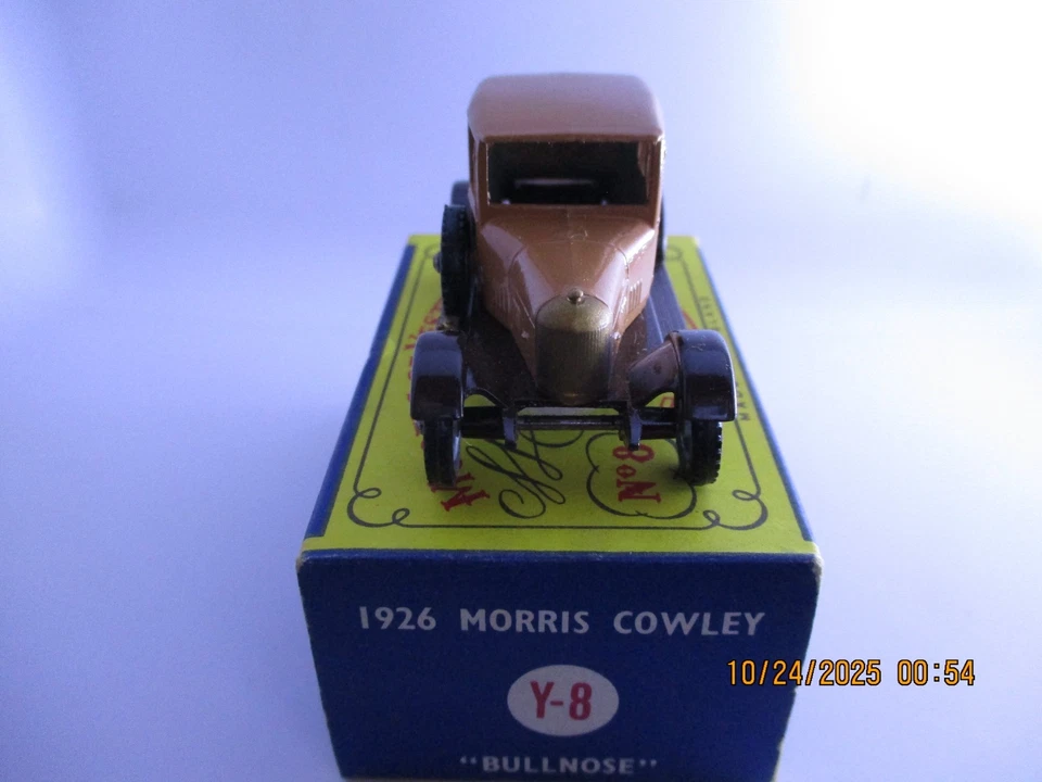 LESNEY MODELS OF YESTERYEAR  BOX #8 1926 MORRIS COWLEY "BULLNOSE"... EX-MT! - Image 3 of 4