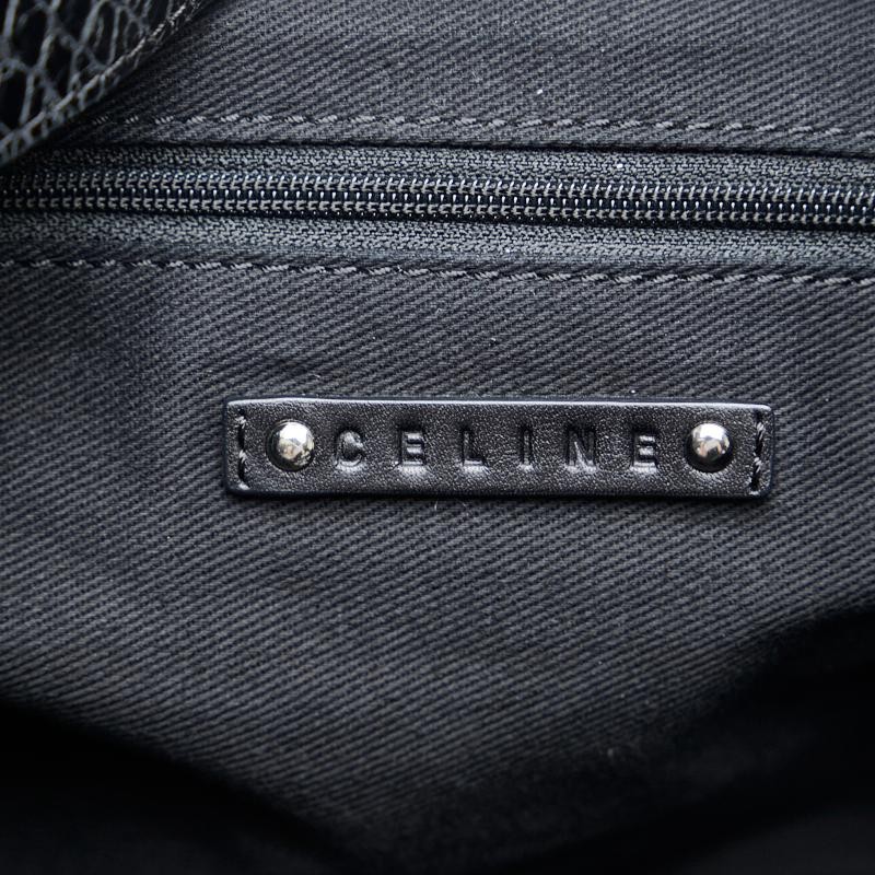 Celine Python Carriage Charm Handbag Shoulder Bag… - image 7