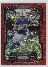 2023 Panini Prizm Red Sparkle Prizm Kylen Granson #128 0dv1