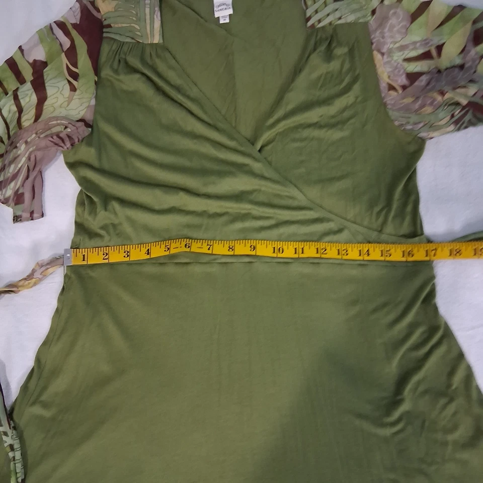 Vestido Sangría Seda Manga Abertura Bosque Etéreo Hada Goblincore Corbata Cintura Talla 14 Foto 3 de 4