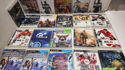 PS3 PlayStation 3  -  Game Lot - Cod, Bioshock, ac, and more.