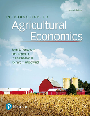 #ad Introduction to Agricultural Economics Hardcover by John Penson 9780134602820 $65.00