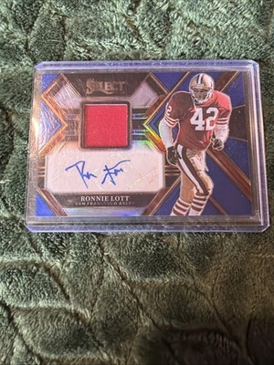 49ers Ronnie Lott Signed Card With Patch