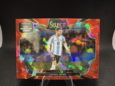 Panini Select FIFA WC 2026 Red Cracked Ice Lionel Messi  Field Level #210 Prizm