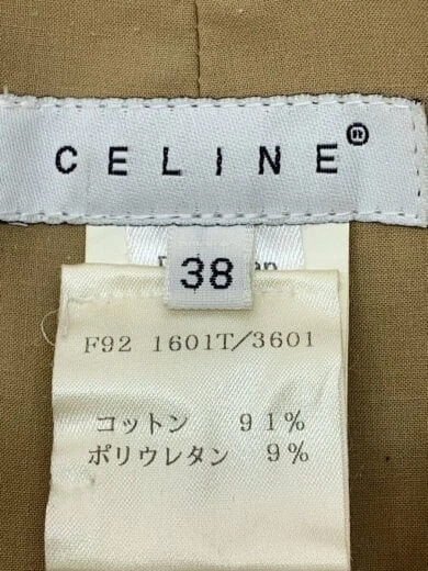 CELINE Abito senza maniche 38 Cotone BEG Plain f92 1601t 3601
