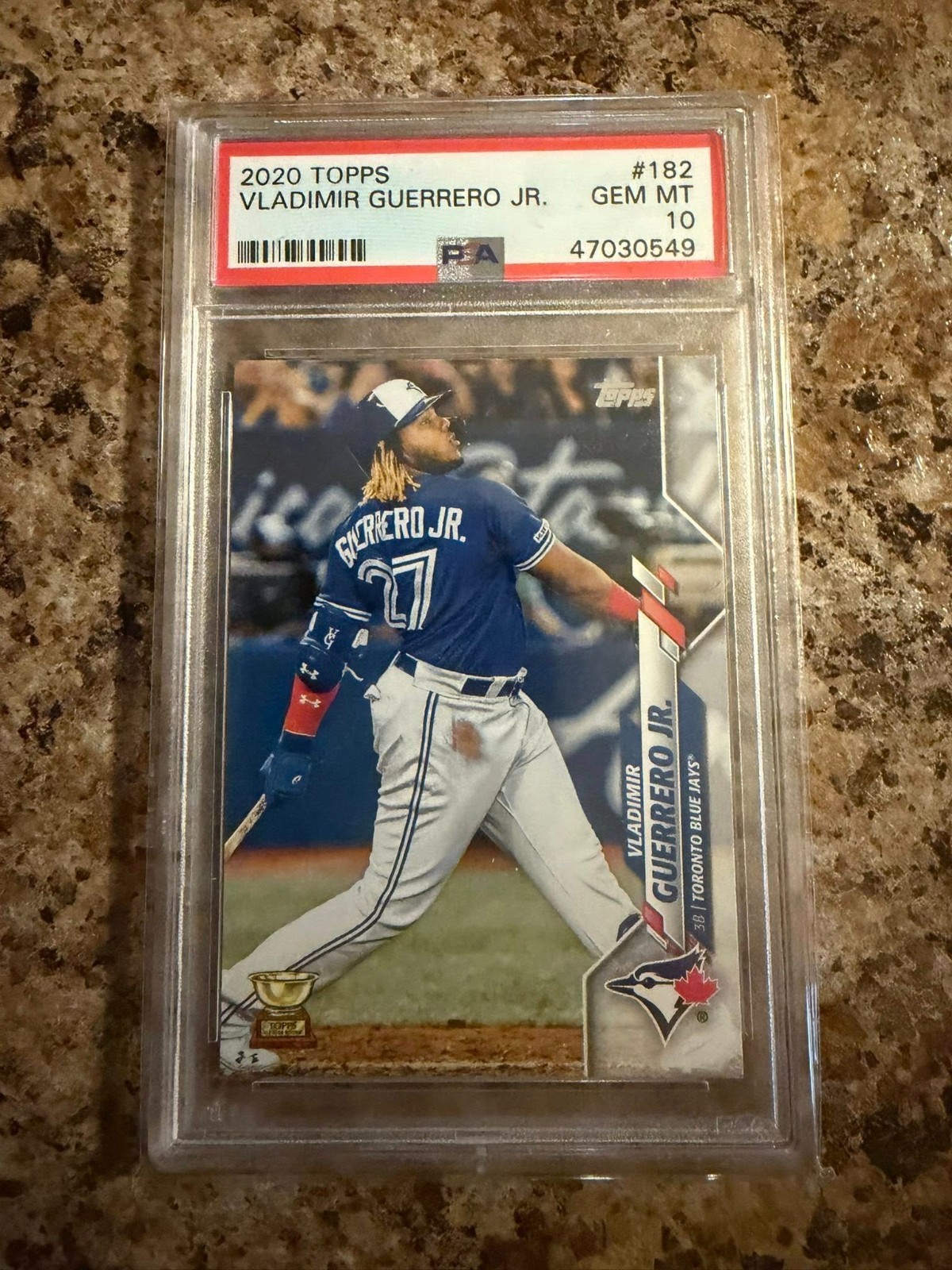 2020 Topps #182 Vladimir Guerrero Jr PSA GEM MT 10