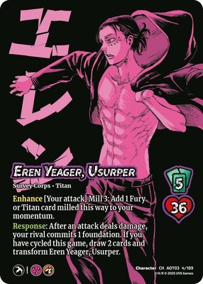 1X-Eren Yeager, Usurper // Attack Titan, Finale-AoT03:  Apocalypse-Universus