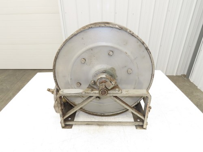 #ad Hannay Reels 716 19 20 C Retractable Industrial Water Air Hose Reel 1 2quot; X 48#x27; $175.99