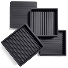 Rubber Furniture Pads, 2x2 Inch, Non Slip, Protect Floors From Scratches