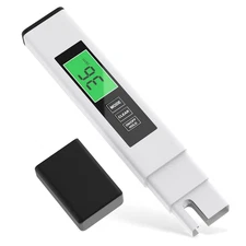 TDS Water Tester, 4 in 1 TDS Meter Digital Water Tester, Accurate and Reliable D