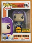 FUNKO POP! Future Trunks #639 CHASE Limited Edition HOT TOPIC Dragon Ball Z DBZ
