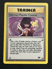 Sabrina's Psychic Control 121/132 Gym Challenge Regular on eBay