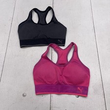 Conjunto de sujetador deportivo Puma para mujer mediano multicolor sin costuras espalda deportiva lote de 2 entrenamiento