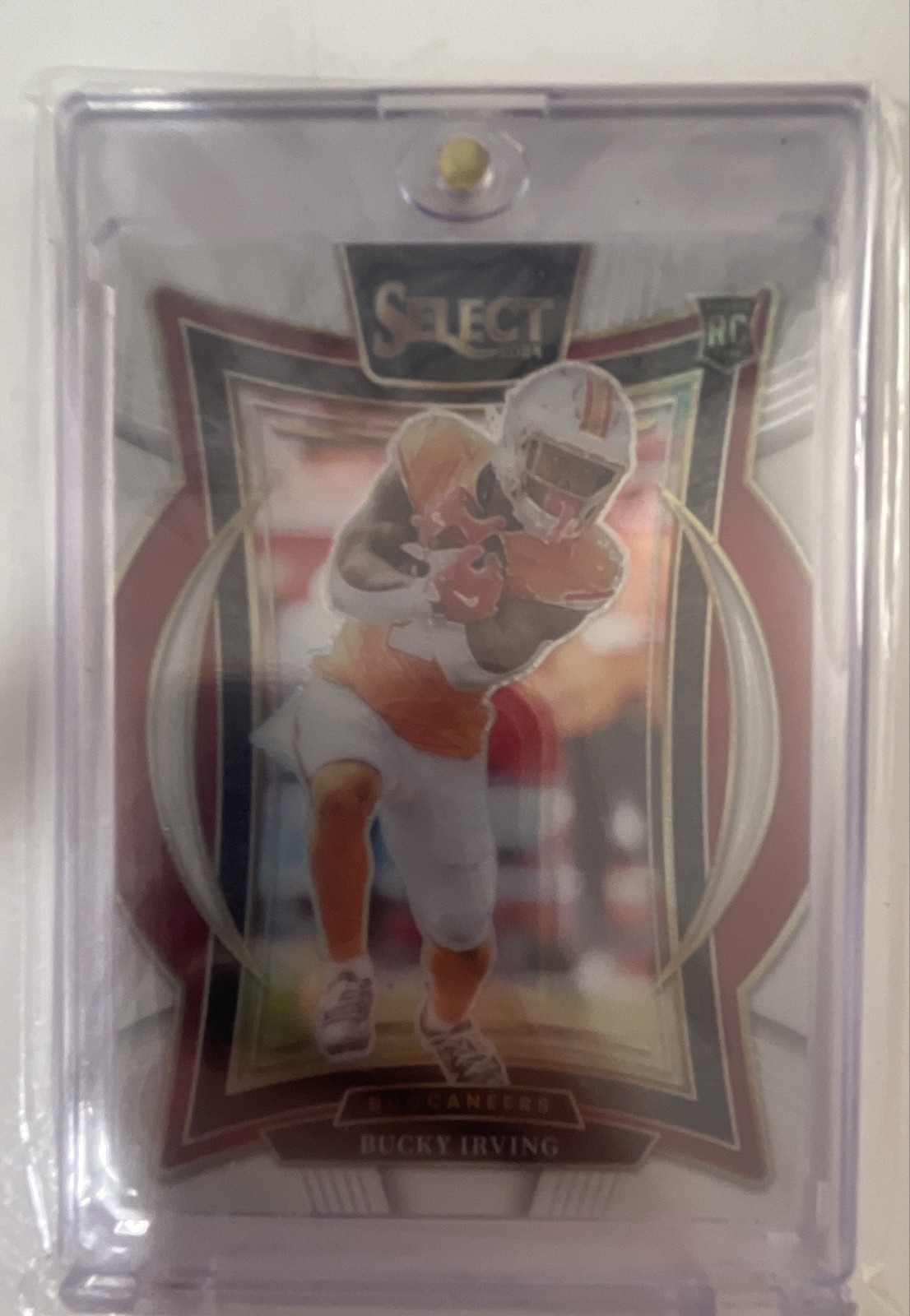 2024 Panini Select - Concourse Bucky Irving #4 White Prizm /35 (RC)