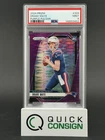 DRAKE MAYE 2024 PRIZM PURPLE PULSAR ROOKIE #329 PATRIOTS PSA 9 Q6995