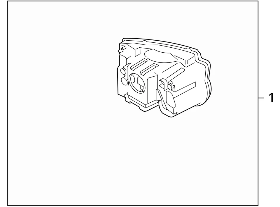 Оригинальная фара головного света для правостороннего пассажира Land Rover Lr3 2005–2009 годов выпуска ELOT3 - Изображение 4 из 4
