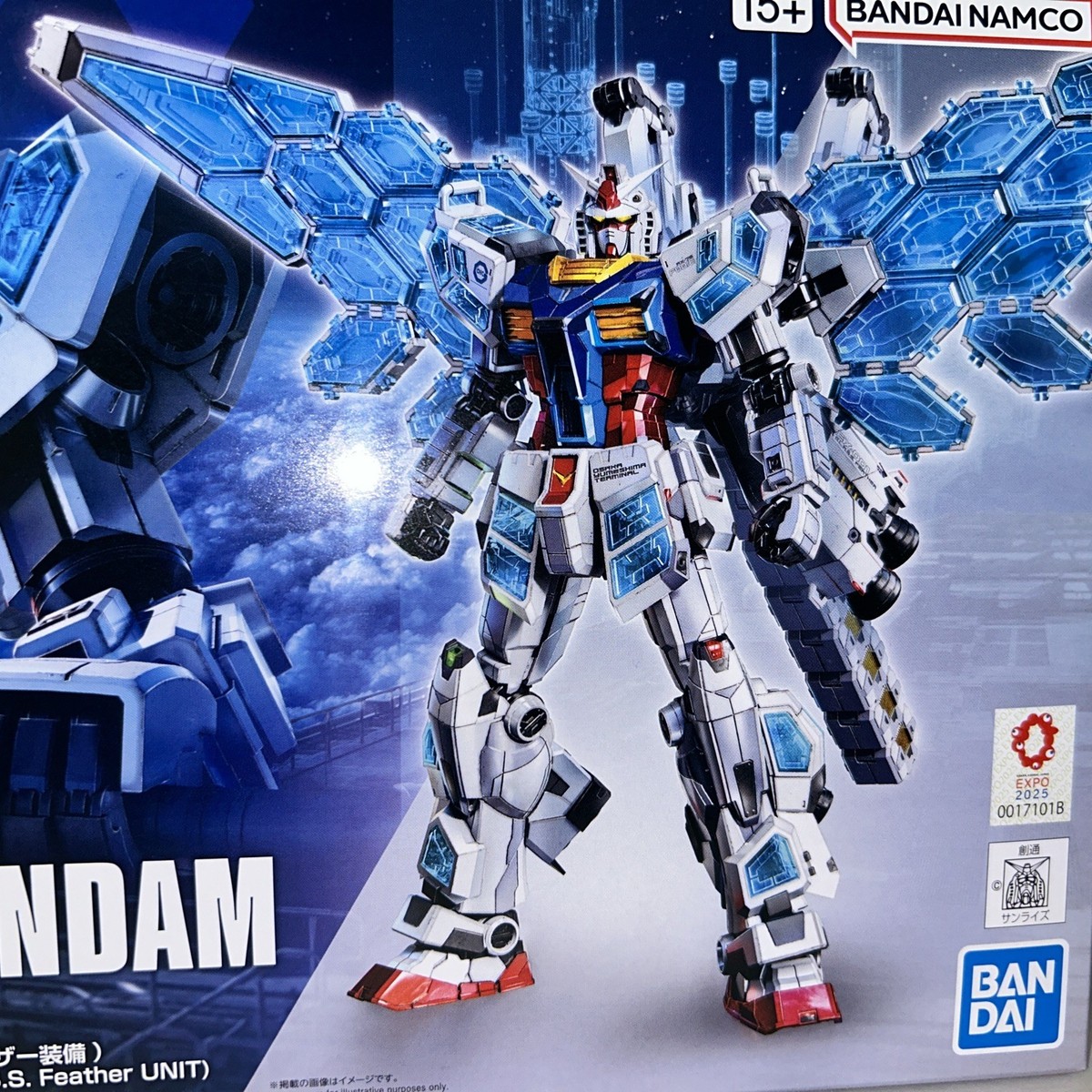 ロボット RX-78F00/EGUNDAMEX-001G.L.R.S.S. Feather RX-78F00/E EX-001 Glass Feather Gundam 1/144 Expo 2025 Japan