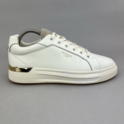 Mallet London Grftr Low Damen Weiß Leder Sneaker Turnschuhe Schuhe EU39 UK6